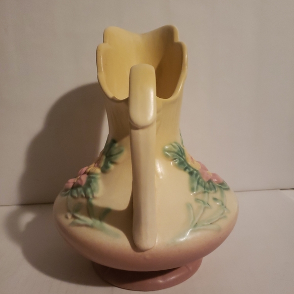 Vintage Hull Art Pottery Ewer Pitcher, Wildflower Pattern, W-11- 8.5” - Picture 3 of 6